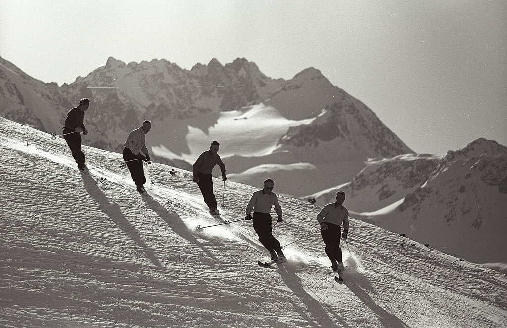 © Land Tirol/Tiroler Kunstkataster - Maiensattel, Arlberg um 1955 (Nachlass Stefan Kruckenhauser)